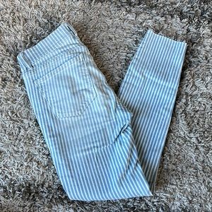DL1961 striped skinny jeans